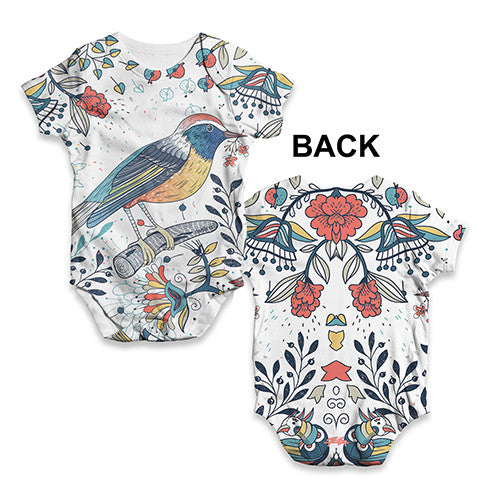 Hummingbird Baby Unisex ALL-OVER PRINT Baby Grow Bodysuit