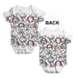 The Bird Family Tree Baby Unisex ALL-OVER PRINT Baby Grow Bodysuit