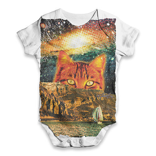 Cat Catastic Trip Baby Unisex ALL-OVER PRINT Baby Grow Bodysuit