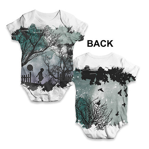Dark Forest Baby Unisex ALL-OVER PRINT Baby Grow Bodysuit