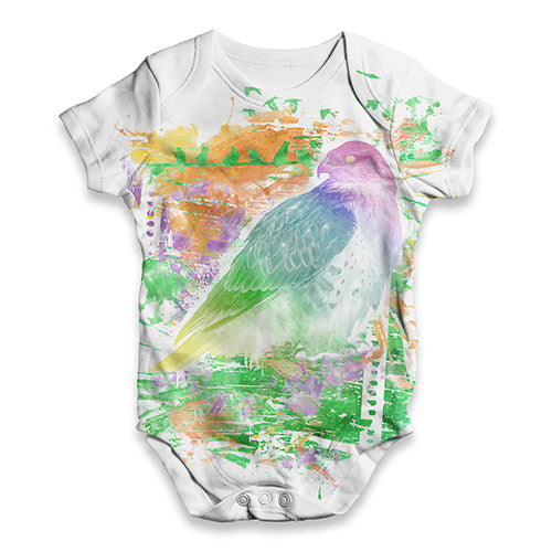 Rainbow Eagle Print Baby Unisex ALL-OVER PRINT Baby Grow Bodysuit