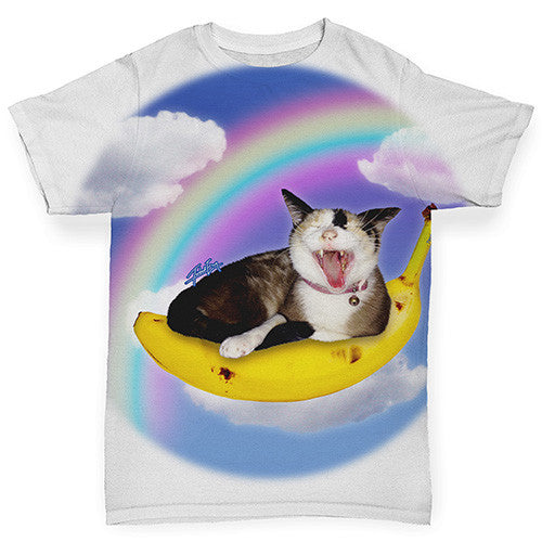 Banana Rainbow Cat Baby Toddler ALL-OVER PRINT Baby T-shirt