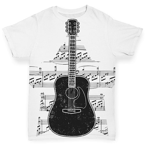Guitar Music Notes Star Baby Toddler ALL-OVER PRINT Baby T-shirt