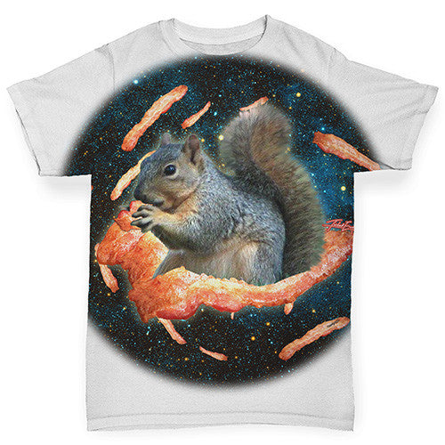 Space Bacon Squirrel Baby Toddler ALL-OVER PRINT Baby T-shirt