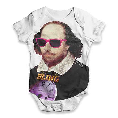 DJ Shakespeare Baby Unisex ALL-OVER PRINT Baby Grow Bodysuit