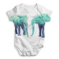 Blue Elephants Baby Unisex ALL-OVER PRINT Baby Grow Bodysuit