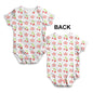 Cherry Blossom Pattern Baby Unisex ALL-OVER PRINT Baby Grow Bodysuit