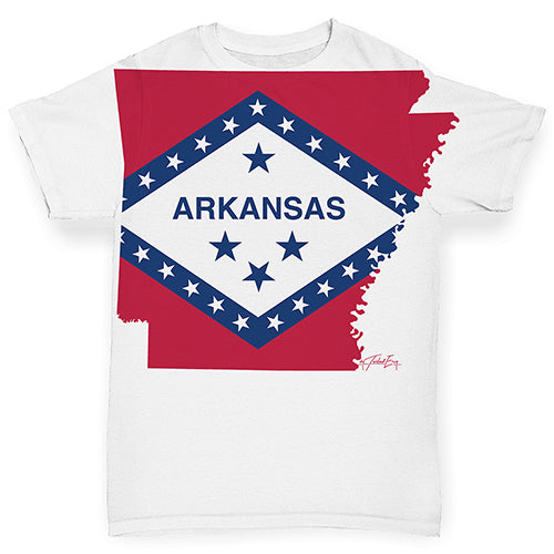 USA States and Flags Arkansas Baby Toddler ALL-OVER PRINT Baby T-shirt