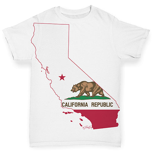 USA States and Flags California Baby Toddler ALL-OVER PRINT Baby T-shirt