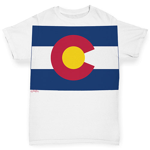 USA States and Flags Colorado Baby Toddler ALL-OVER PRINT Baby T-shirt