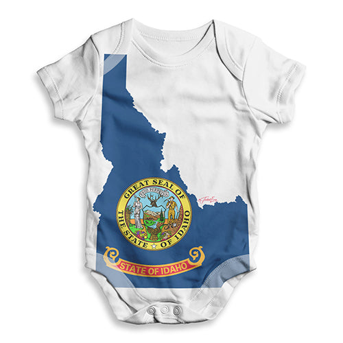 USA States and Flags Idaho Baby Unisex ALL-OVER PRINT Baby Grow Bodysuit
