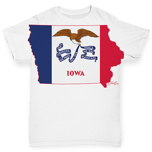 USA States and Flags Iowa Baby Toddler ALL-OVER PRINT Baby T-shirt