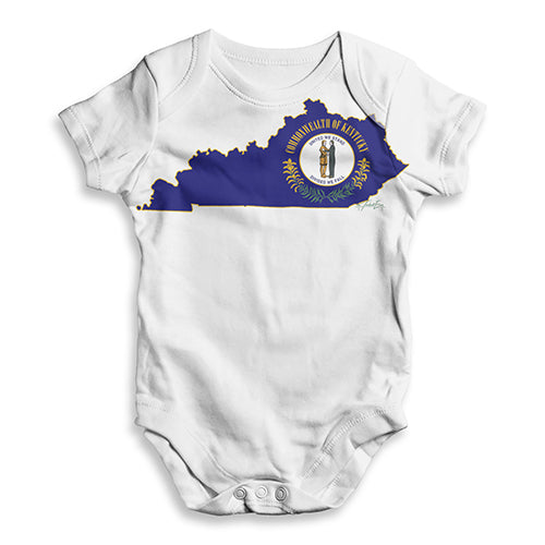 USA States and Flags Kentucky Baby Unisex ALL-OVER PRINT Baby Grow Bodysuit