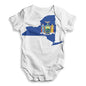 USA States and Flags New York Baby Unisex ALL-OVER PRINT Baby Grow Bodysuit