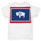 USA States and Flags Wyoming Baby Toddler ALL-OVER PRINT Baby T-shirt