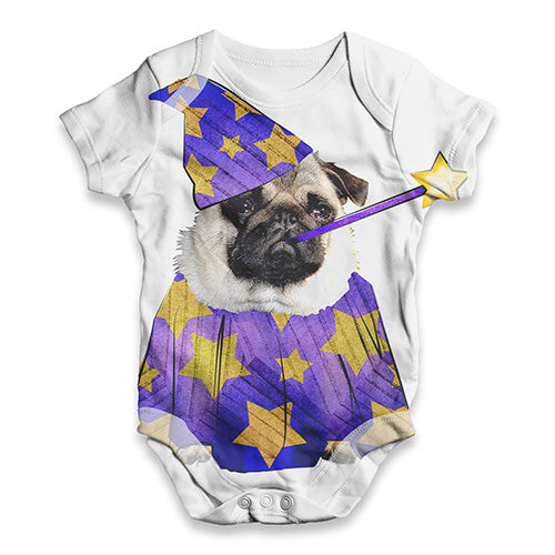 Wizard Pug Baby Unisex ALL-OVER PRINT Baby Grow Bodysuit