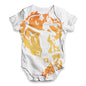 Archer and Bird Baby Unisex ALL-OVER PRINT Baby Grow Bodysuit