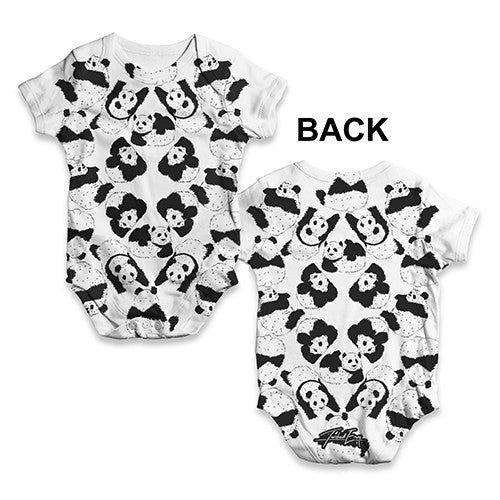 Family Of Panda's Baby Unisex ALL-OVER PRINT Baby Grow Bodysuit