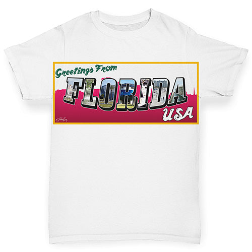 Greetings From Florida Baby Toddler ALL-OVER PRINT Baby T-shirt