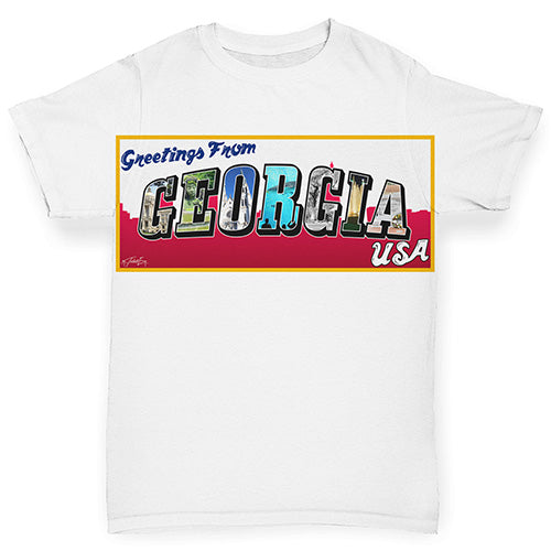 Greetings From Georgia Baby Toddler ALL-OVER PRINT Baby T-shirt