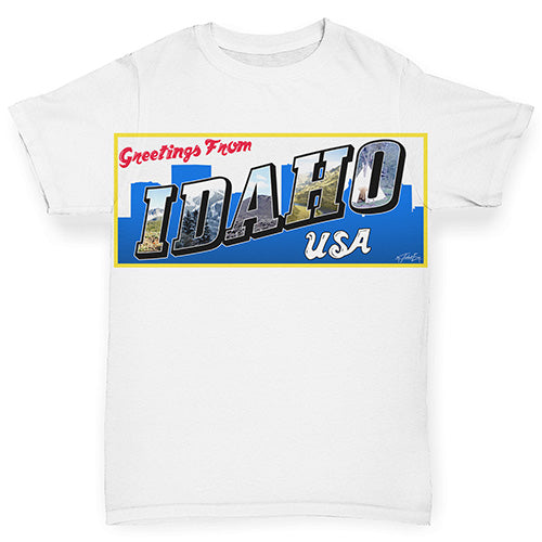 Greetings From Idaho Baby Toddler ALL-OVER PRINT Baby T-shirt