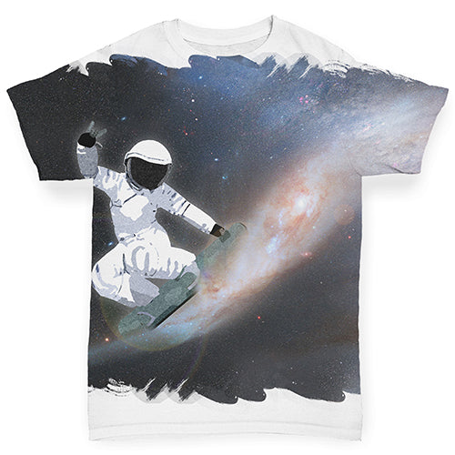 Space Surfing Baby Toddler ALL-OVER PRINT Baby T-shirt