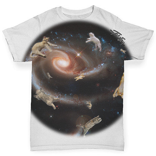 Cat Galaxy Baby Toddler ALL-OVER PRINT Baby T-shirt