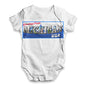 Greetings From Michigan USA Baby Unisex ALL-OVER PRINT Baby Grow Bodysuit