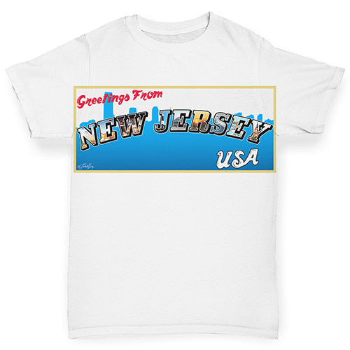 Greetings From New Jersey USA Baby Toddler ALL-OVER PRINT Baby T-shirt
