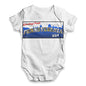 Greetings From Pennsylvania USA Baby Unisex ALL-OVER PRINT Baby Grow Bodysuit