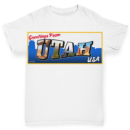 Greetings From Utah USA Baby Toddler ALL-OVER PRINT Baby T-shirt
