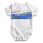 Greetings From Vermont USA Baby Unisex ALL-OVER PRINT Baby Grow Bodysuit