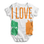 I Love Ireland Baby Unisex ALL-OVER PRINT Baby Grow Bodysuit