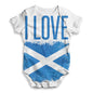 I Love Scotland Baby Unisex ALL-OVER PRINT Baby Grow Bodysuit