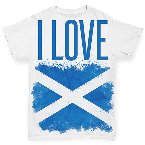 I Love Scotland Baby Toddler ALL-OVER PRINT Baby T-shirt