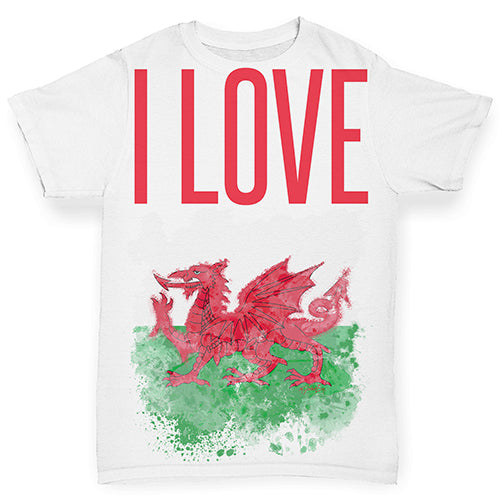 I Love Wales Baby Toddler ALL-OVER PRINT Baby T-shirt