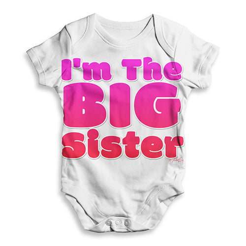 I'm The Big Sister Baby Unisex ALL-OVER PRINT Baby Grow Bodysuit