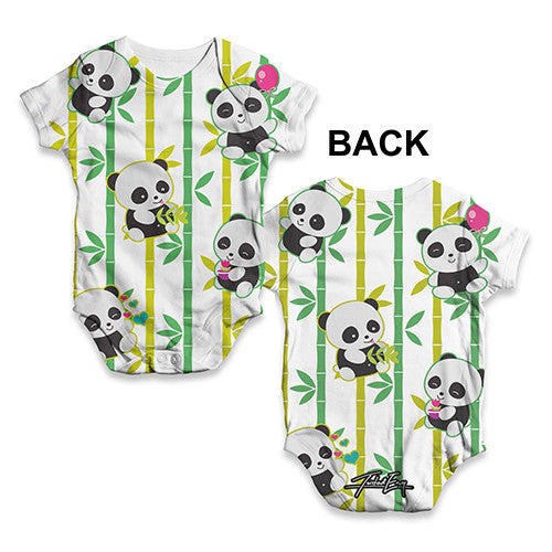 Bamboozled Baby Pandas Baby Unisex ALL-OVER PRINT Baby Grow Bodysuit