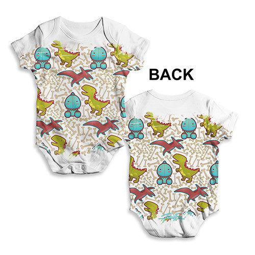 Baby Dinosaurs Baby Unisex ALL-OVER PRINT Baby Grow Bodysuit