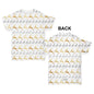 Gold & Silver Reindeer Pattern Baby Toddler ALL-OVER PRINT Baby T-shirt