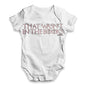 That Wasn?ç?©???¢?ç?¢ãÆ?????¬?ç?¢ãÆ?????¢t In The Book Baby Unisex ALL-OVER PRINT Baby Grow Bodysuit