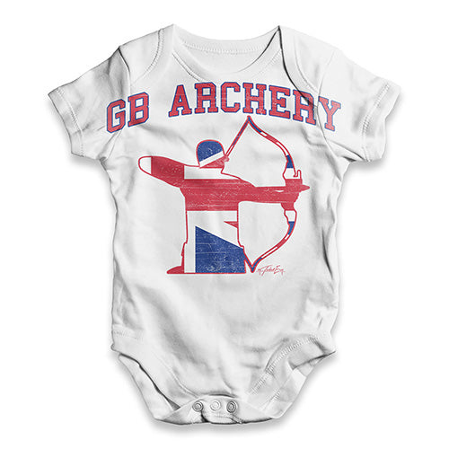 GB Archery Baby Unisex ALL-OVER PRINT Baby Grow Bodysuit