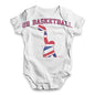 GB Basketball Baby Unisex ALL-OVER PRINT Baby Grow Bodysuit