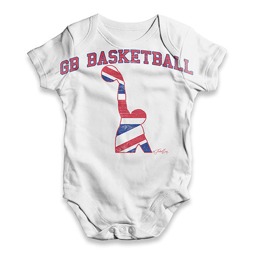 GB Basketball Baby Unisex ALL-OVER PRINT Baby Grow Bodysuit