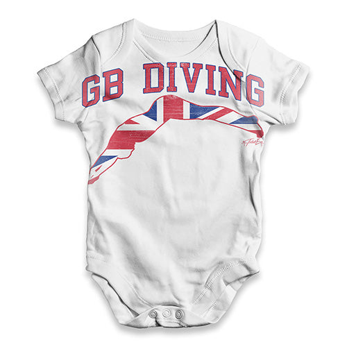 GB Diving Baby Unisex ALL-OVER PRINT Baby Grow Bodysuit