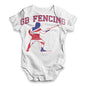 GB Fencing Baby Unisex ALL-OVER PRINT Baby Grow Bodysuit