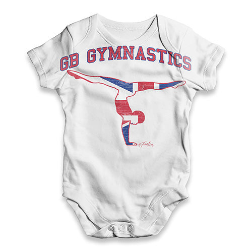 GB Gymnastics Baby Unisex ALL-OVER PRINT Baby Grow Bodysuit