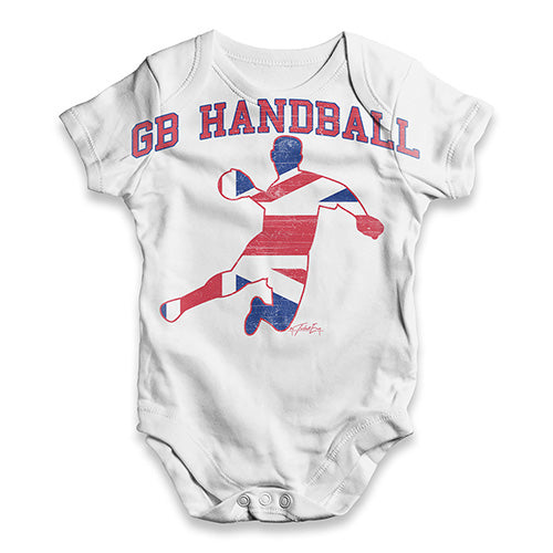 GB Handball Baby Unisex ALL-OVER PRINT Baby Grow Bodysuit