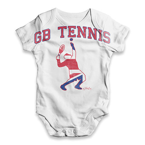 GB Tennis Baby Unisex ALL-OVER PRINT Baby Grow Bodysuit