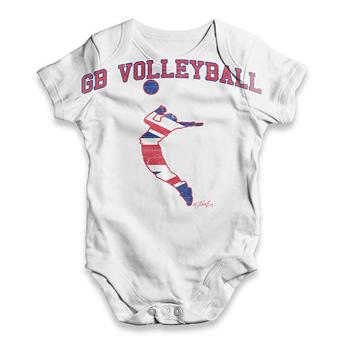 GB Volleyball Baby Unisex ALL-OVER PRINT Baby Grow Bodysuit